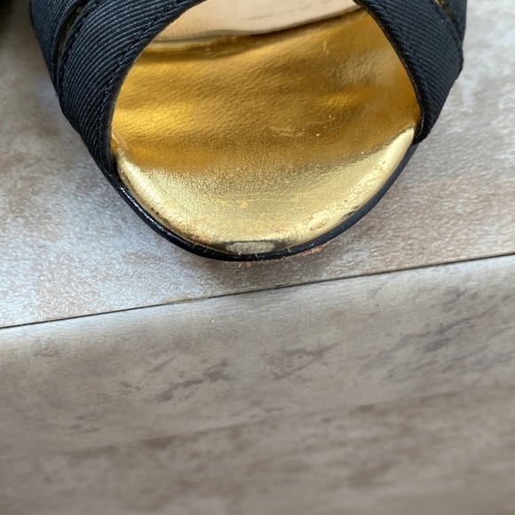 Charles Jourdan Abstract Peeptoe Heels Sz. 6 - Picture 7 of 7